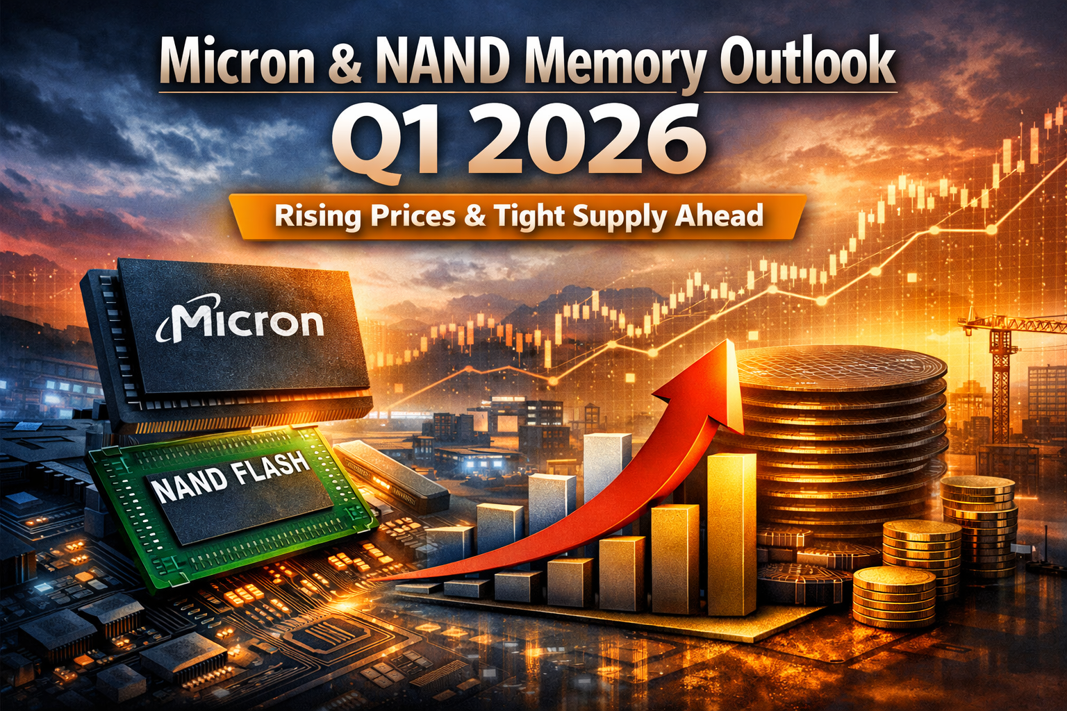 Micron and NAND memory outlook for Q1 2026 with rising price trend and tightening supply