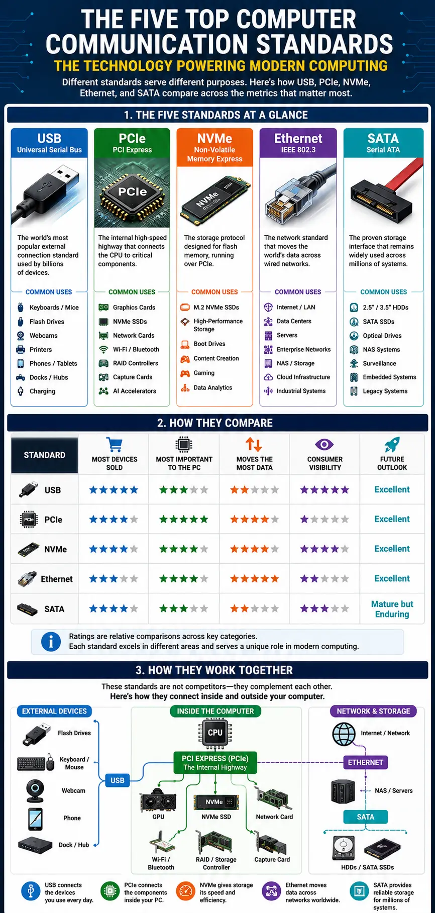 The Top Five Computer Communication Standards
